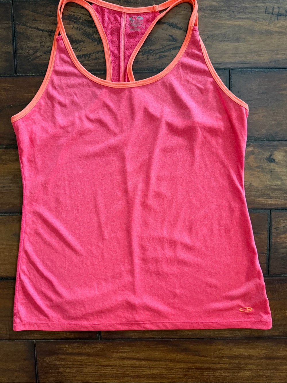 Champion Pinkish/Coral Racerback Tank with Coral Trim